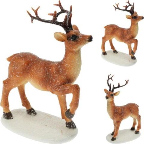 RENNA RESINA 15X6X23CM 2ASS